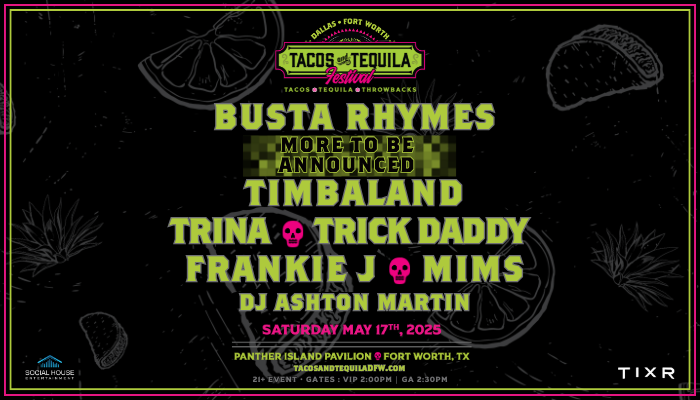 Tacos and Tequila Festival 2026 Poster