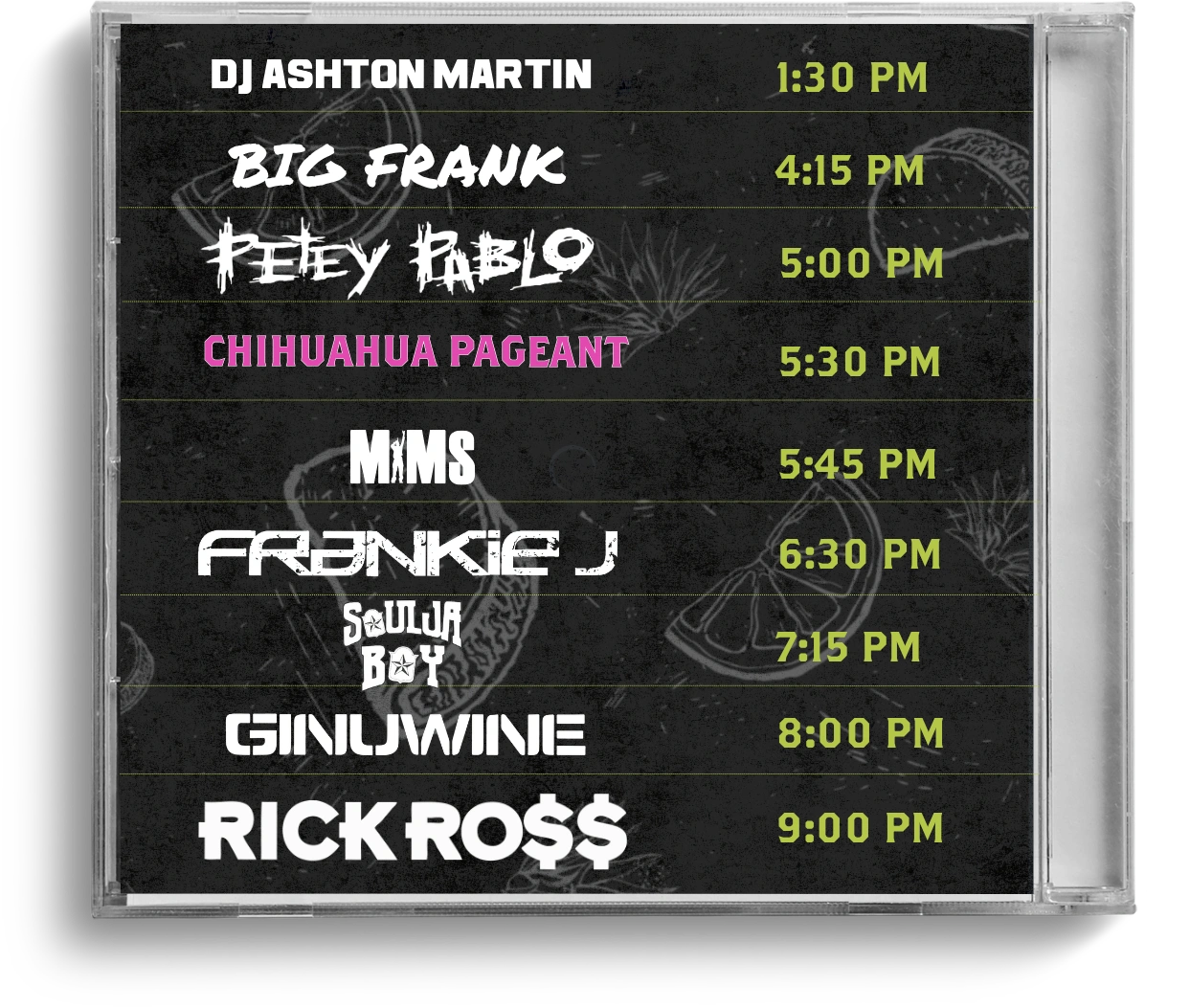 Tacos and Tequila Festival Milwaukee 2026 - Artists Set Times