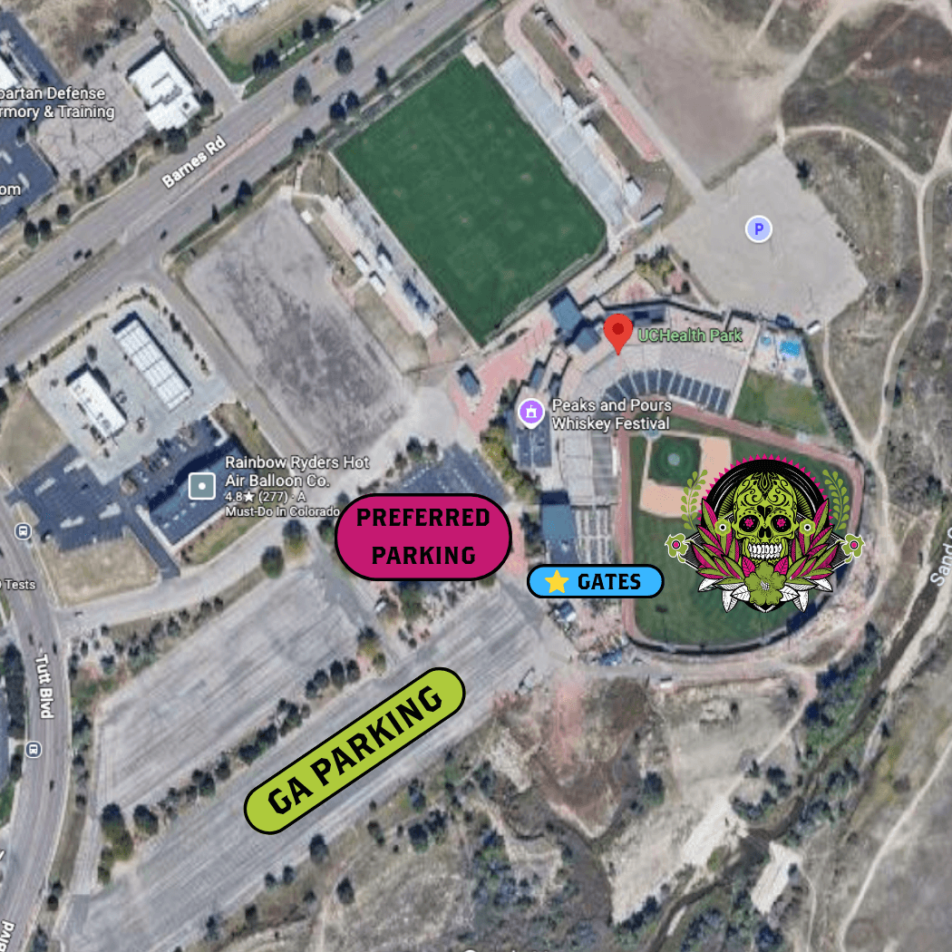 TACOS AND TEQUILA FESTIVAL COLORADO SPRINGS PARKING MAP 2026 EDITION V2