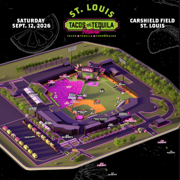 ST. LOUIS TACOS AND TEQUILA 2026 EVENT MAP